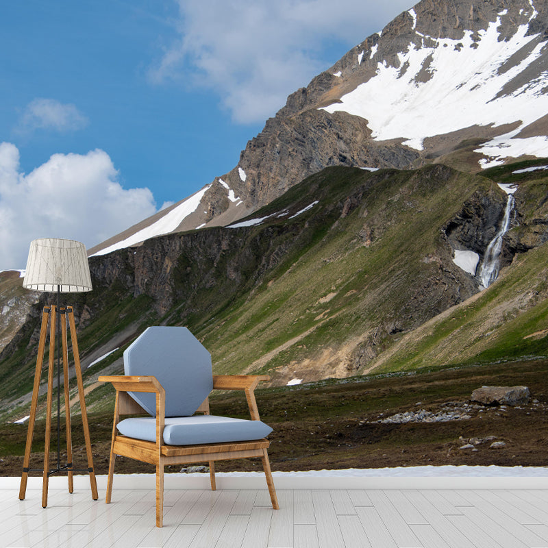 Modern Mountain Environment Friendly Mural Wall Covering for Living Room