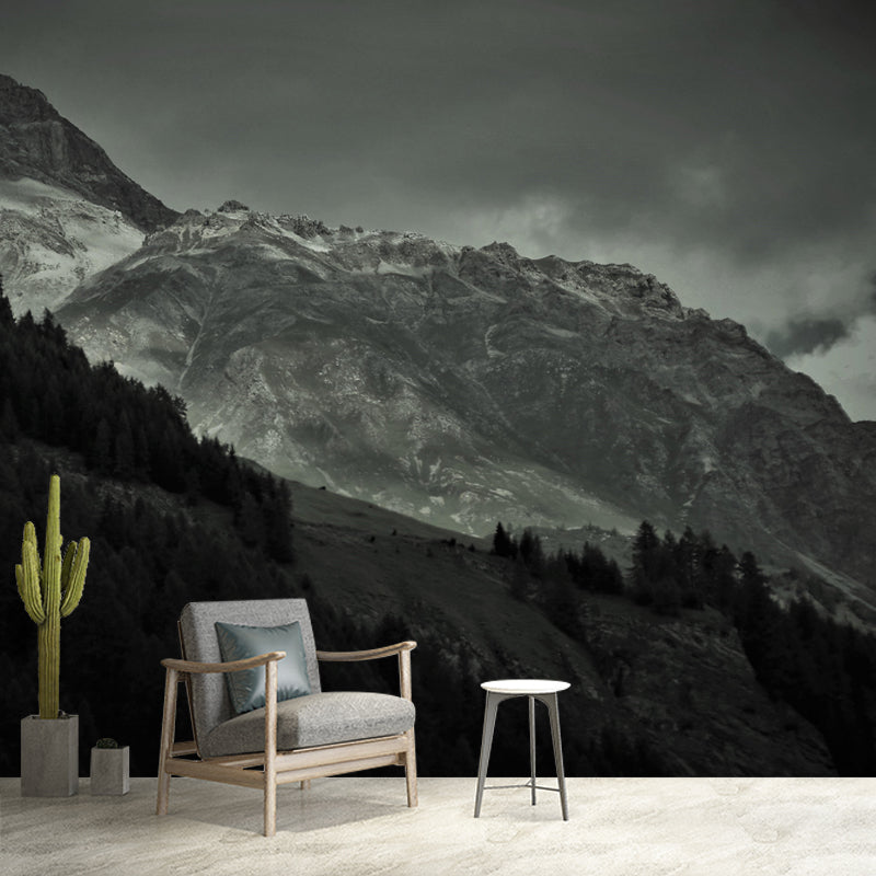 Modern Mountain Environment Friendly Mural Wall Covering for Sleeping Room