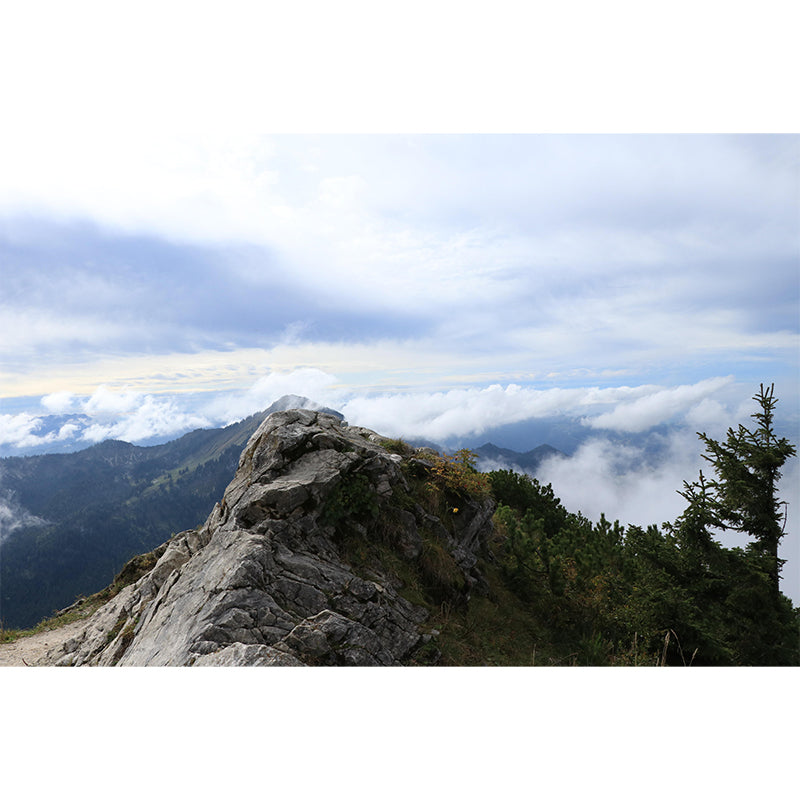 Customized Tall Mountain Mural Wallpaper Contemporary for Guest Room Decor