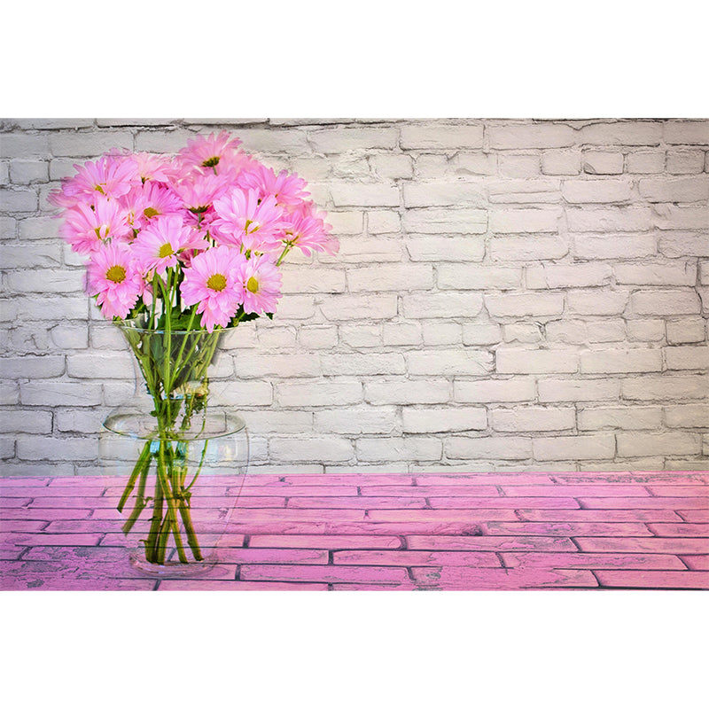 Contemporary Customized Bouquet Wall Mural Decal Moisture Resistant Wall Decor