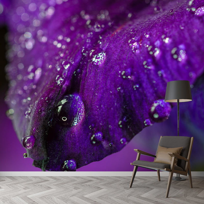 Gladiolus Wall Mural Decorative Mildew Resistant Home Decoration for Bedroom