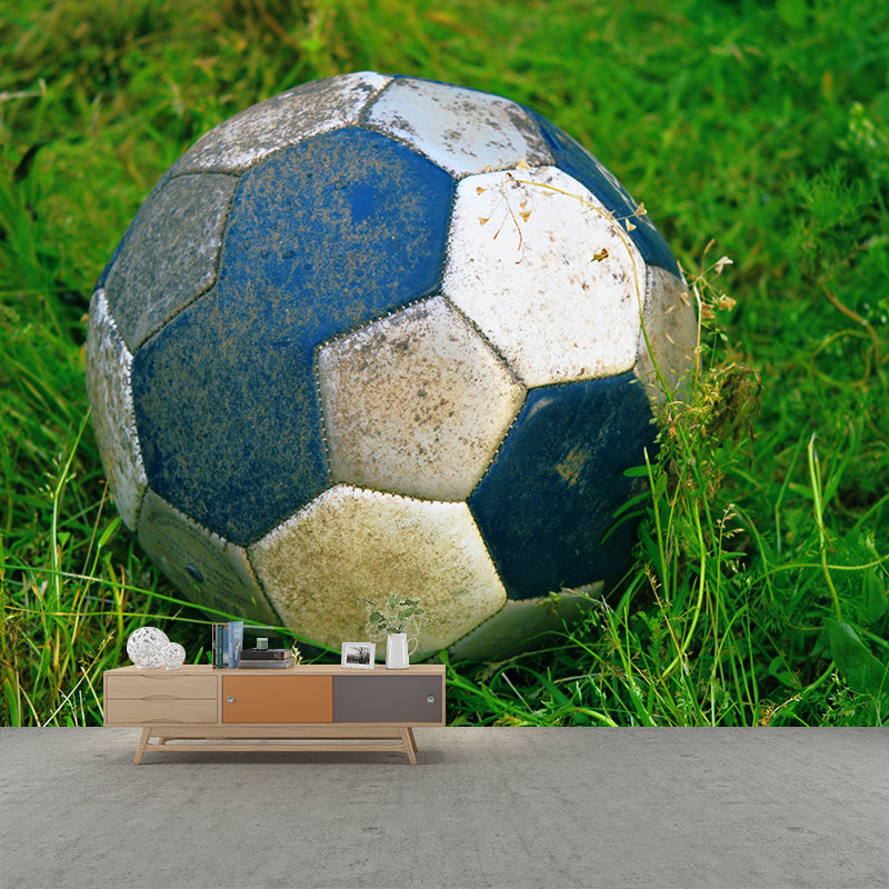 Football Lover Wallpaper Mural Decal Customized Modern Wall Covering for Bedroom