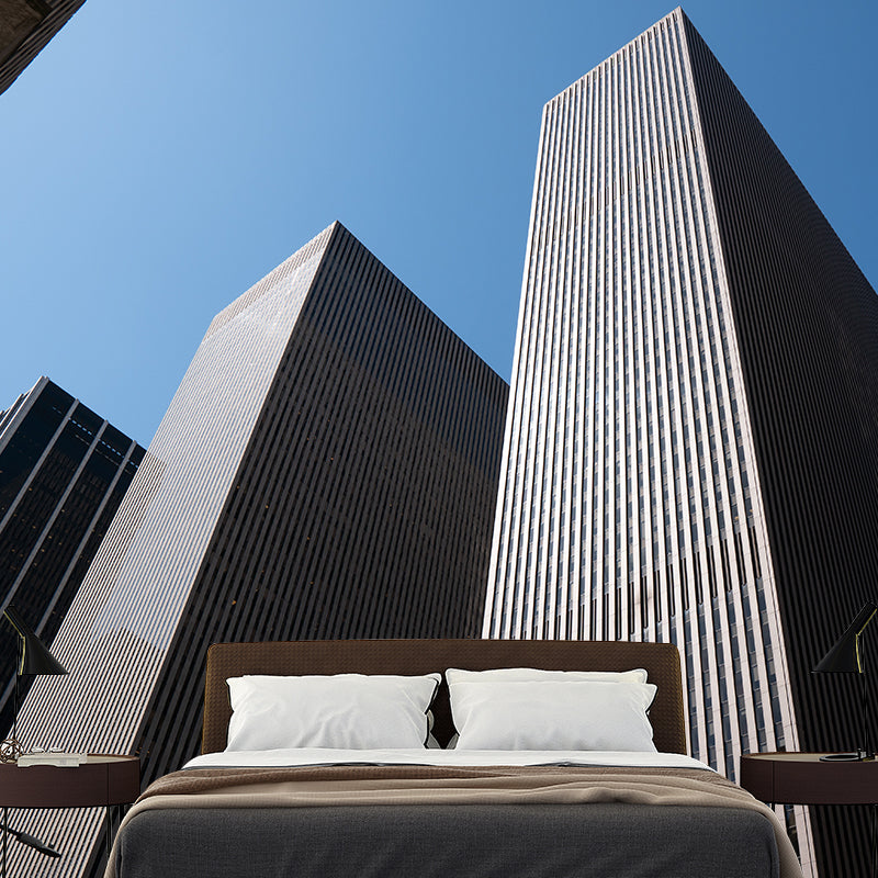 Modern City Building Wall Covering for Home Decor Living Room, Waterproofing