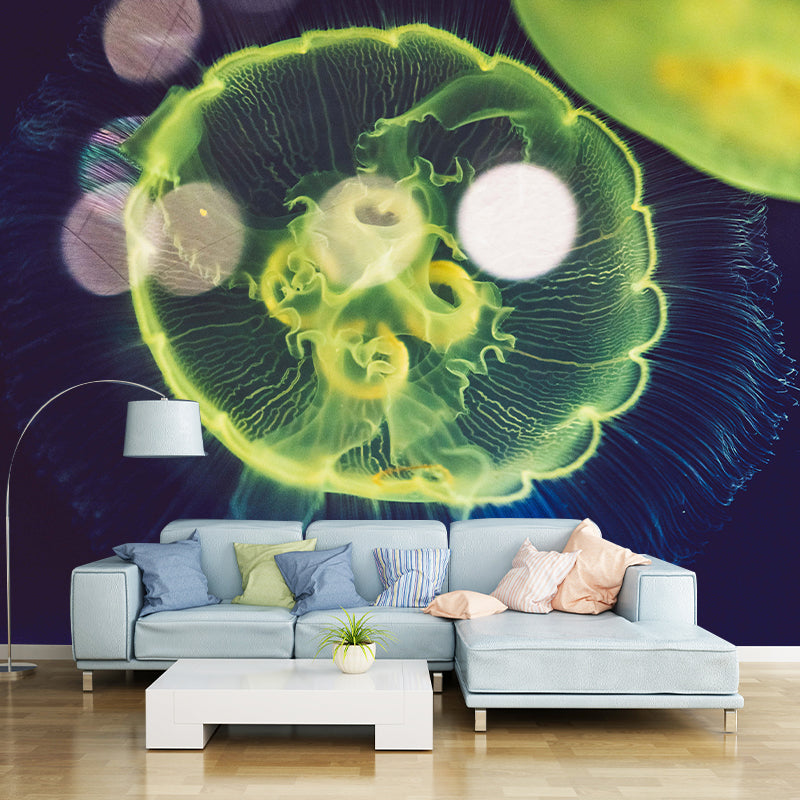Sea Creatures Murals Moisture Resistant Contemporary Sleeping Room Wall Decoration