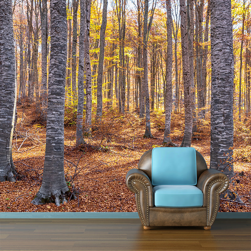 Forest Wall Decor Stain Resistant Wall Covering for Dining Room, Stain Resistant