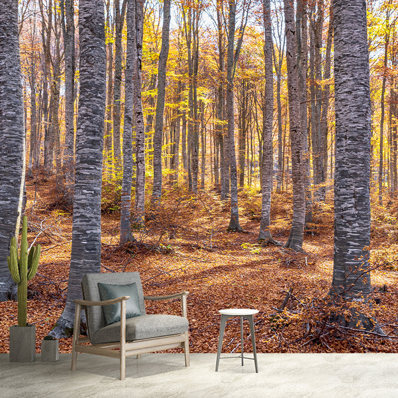 Forest Wall Decor Stain Resistant Wall Covering for Dining Room, Stain Resistant