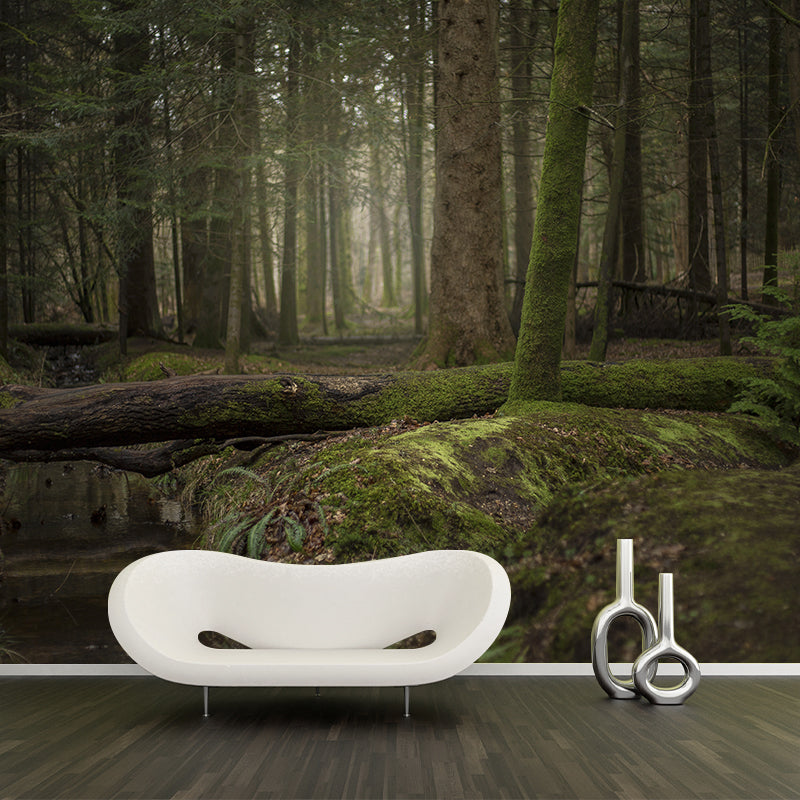 Forest Wall Decor Stain Resistant Wall Covering for Dining Room, Stain Resistant