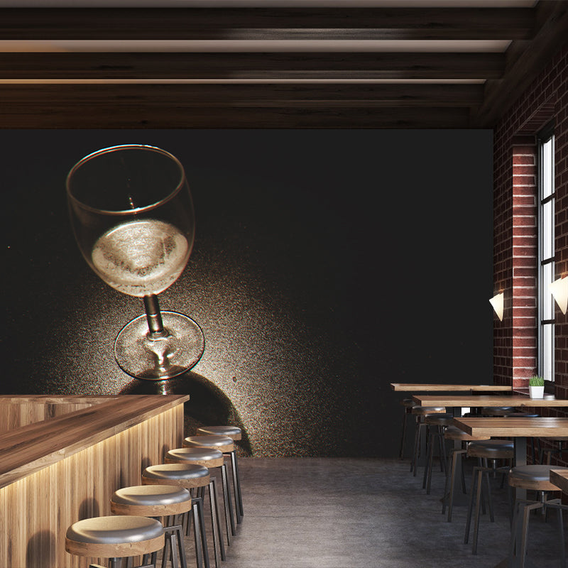 Commercial Bar Decoration Wine Mural Wallpaper Water Resistant Wall Decor
