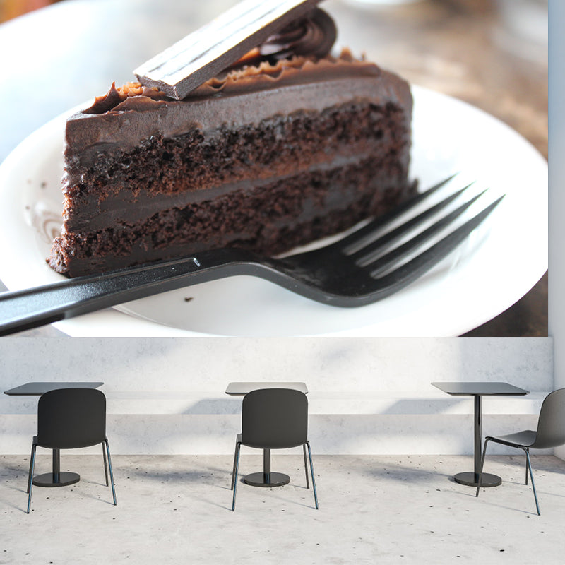 Commercial Bakery Decoration Cake Murals Wallpaper Modern Stain Resistant Wall Decor