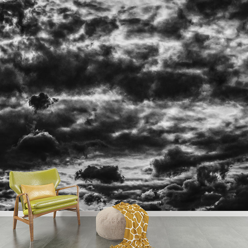 Changeable Sky Removable Mural Wallpaper Stain Resistant Living Room Decor