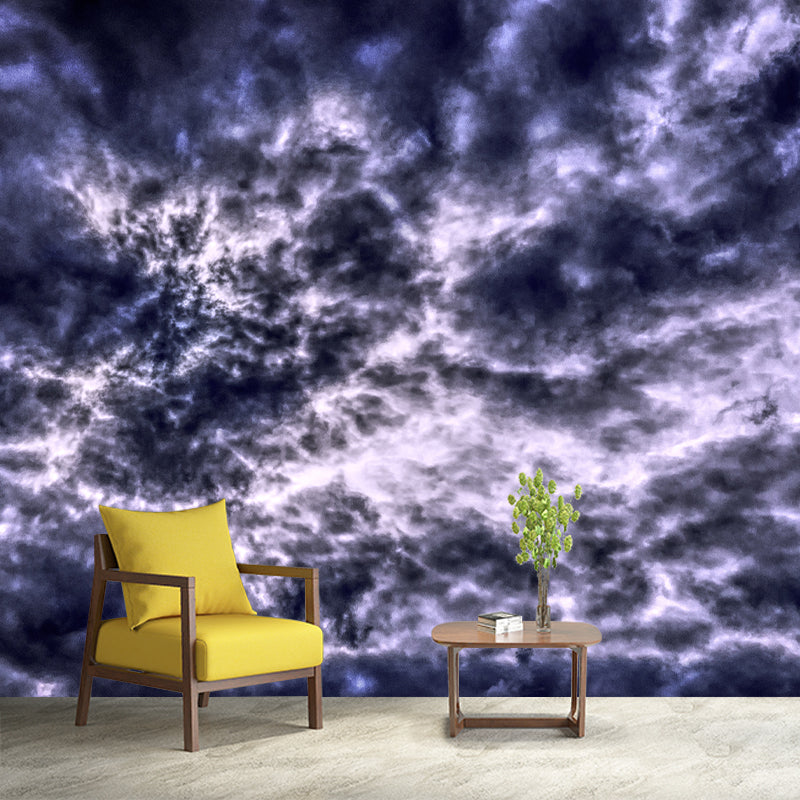 Changeable Sky Removable Mural Wallpaper Stain Resistant Living Room Decor