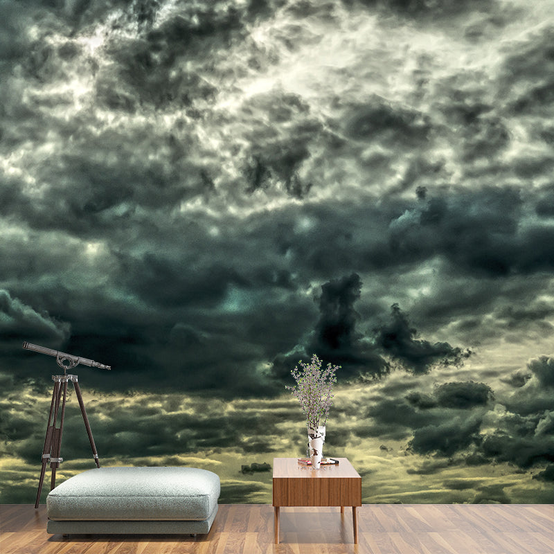 Changeable Sky Removable Mural Wallpaper Stain Resistant Living Room Decor