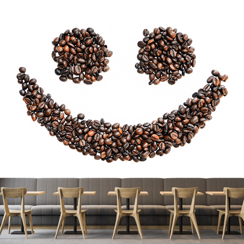 Simplicity Coffee Beans Mural Modern Decorative Eco-friendly for Decoration