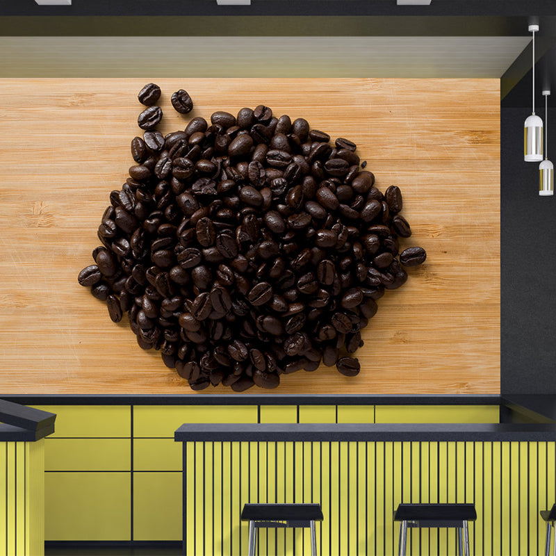 Simplicity Coffee Beans Mural Modern Decorative Eco-friendly for Decoration