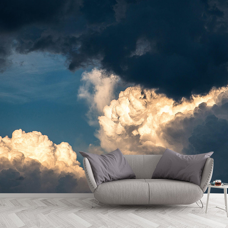 Beautiful Sky Mural Wallpaper Modern Style Decorative Photography for Living Room