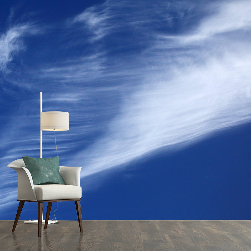 Customized Sky Mural Modern Style Mildew Resistant Dining Room Wall Decor