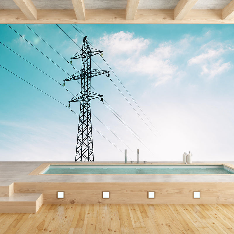 Beautiful Sky Mural Wallpaper Modern Style Decorative Photography for Bedroom