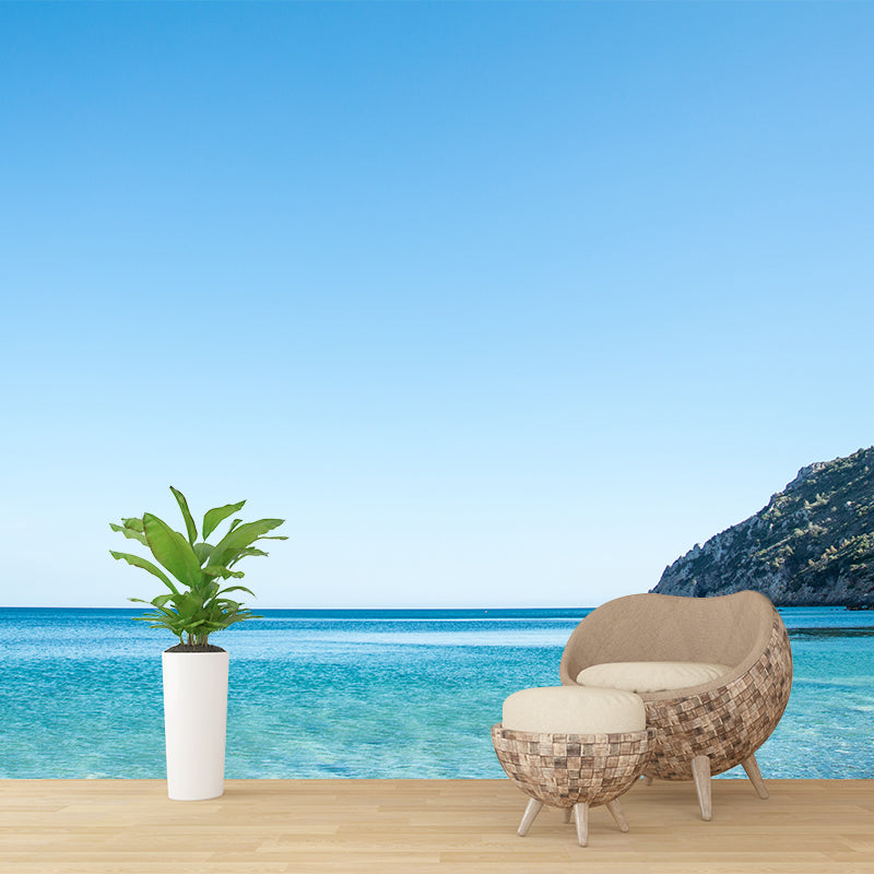 Beautiful Sea View Removable Wall Mural for Sleeping Room, Water Resistant