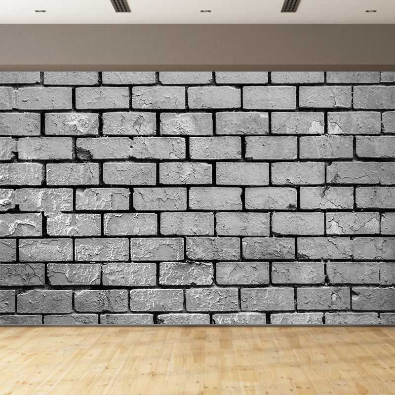Brick Wall Mural Wallpaper Modern Water Resistant Wall Art for House Interior
