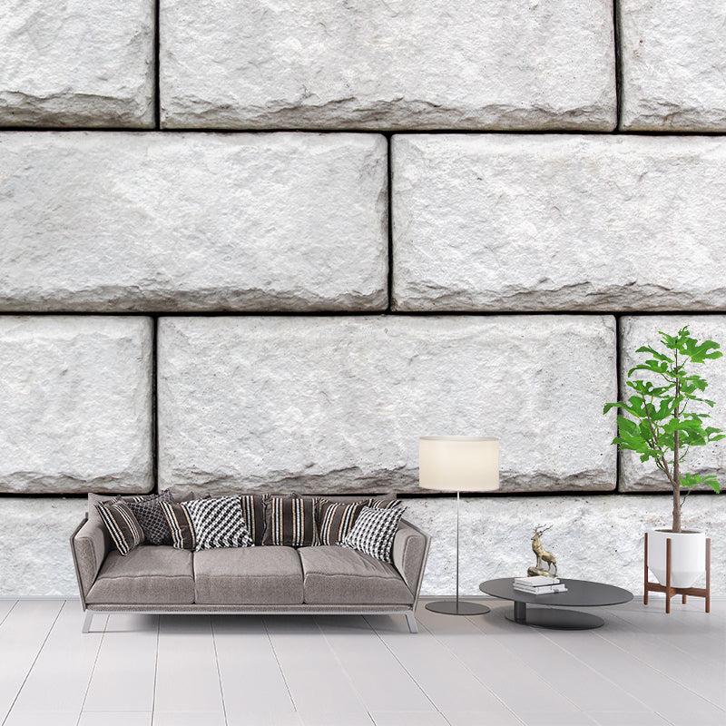 Brick Removable Wall Mural for Sitting Room Stain Resistant Home Decor, Customized Size