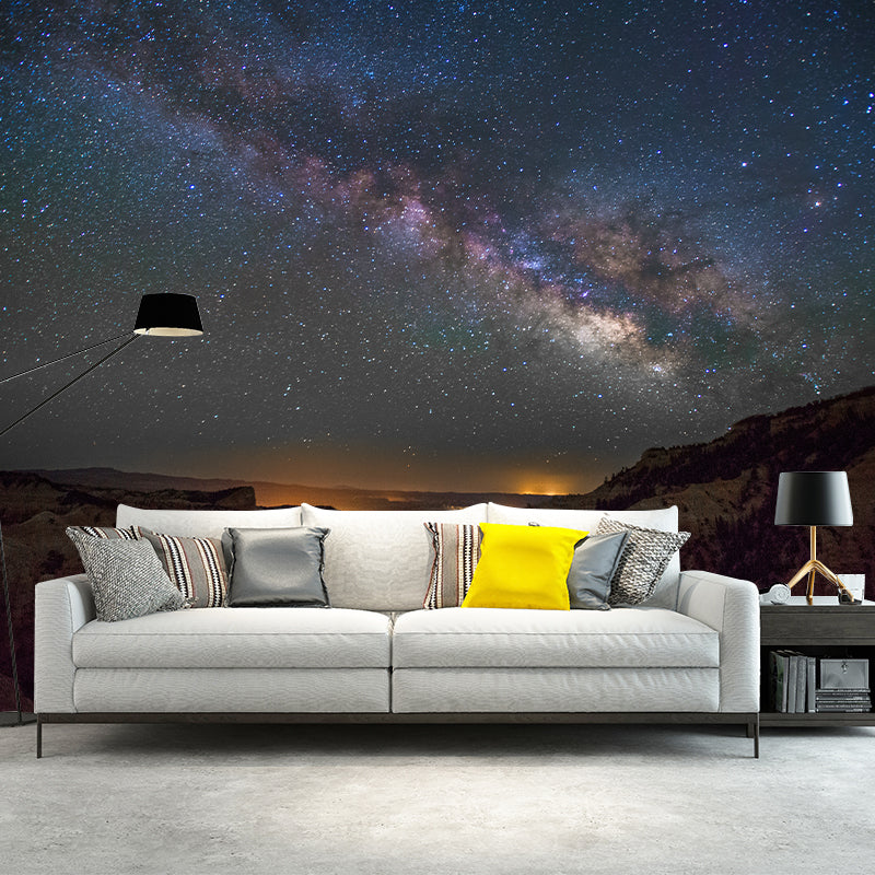 Beautiful Universe Removable Wall Mural for Sleeping Room, Stain Resistant