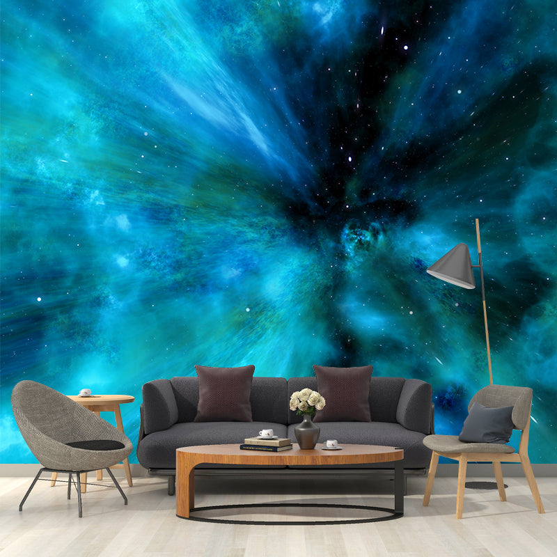 Beautiful Universe Removable Wall Mural for Sleeping Room, Stain Resistant