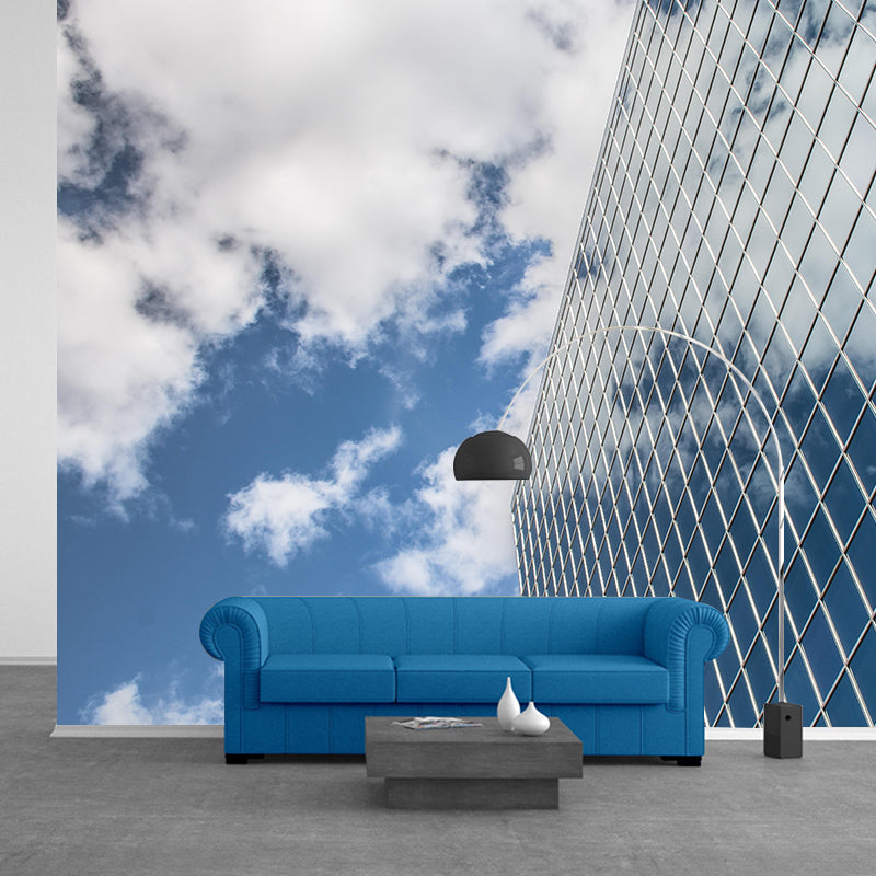 Nice Building Wall Mural Decal Eco-friendly Mural Wallpaper for Living Room