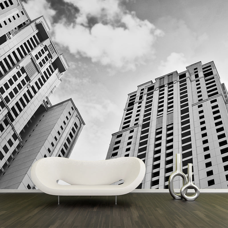 Wonderful Building Wall Mural Decal Eco-friendly Mural Wallpaper for Living Room