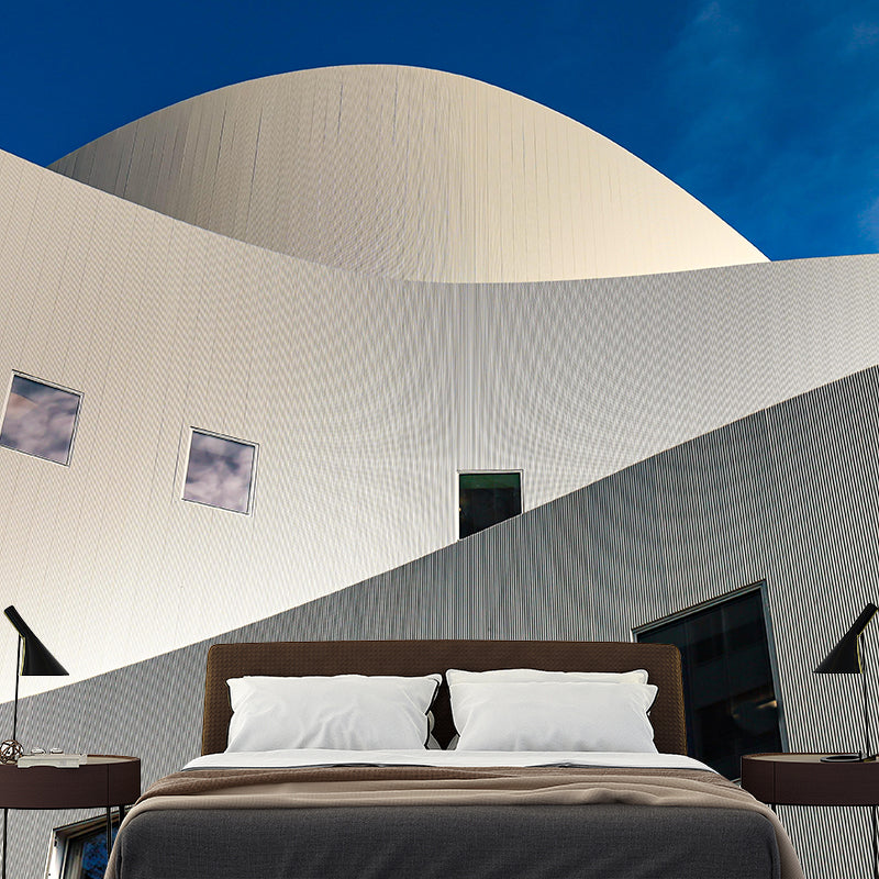 Wonderful Building Wall Mural Decal Eco-friendly Mural Wallpaper for Living Room