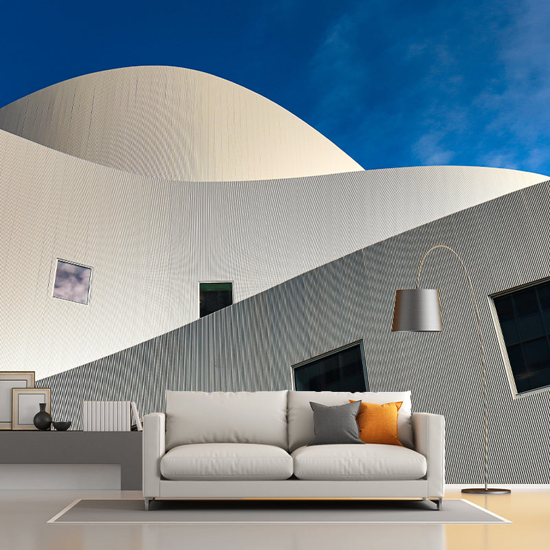 Wonderful Building Wall Mural Decal Eco-friendly Mural Wallpaper for Living Room