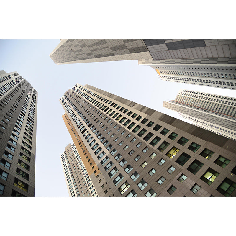 Skyscrapers Wall Mural Decor Environment Friendly Wallpaper for Bedroom