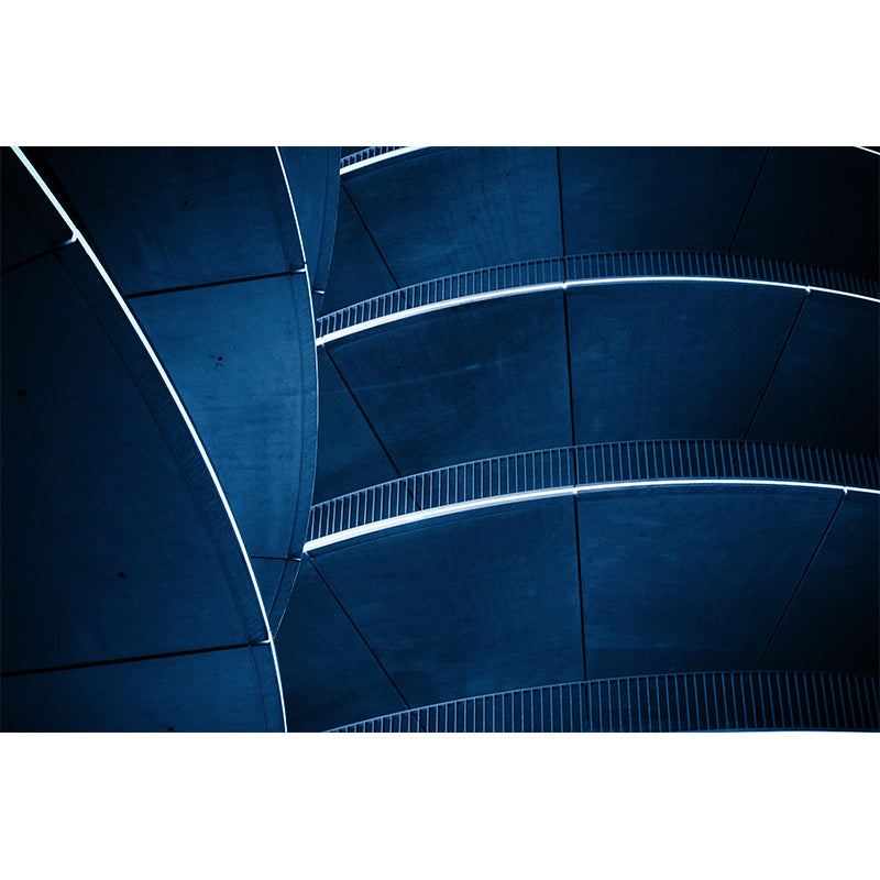 Customized Building Mural Wallpaper Mildew Resistant Wall Decor for Living Room