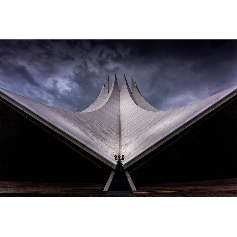 Skyscrapers Wall Mural Decal Eco-friendly Mural Wallpaper for Living Room