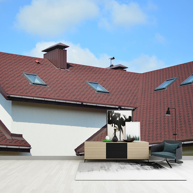 Architecture Wall Mural Decal Eco-friendly Mural Wallpaper for Living Room