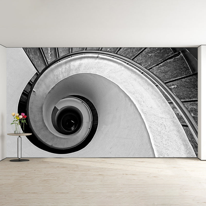 Eco-friendly Spiral Staircase Mural Decal Wallpaper Wall Mural for Home
