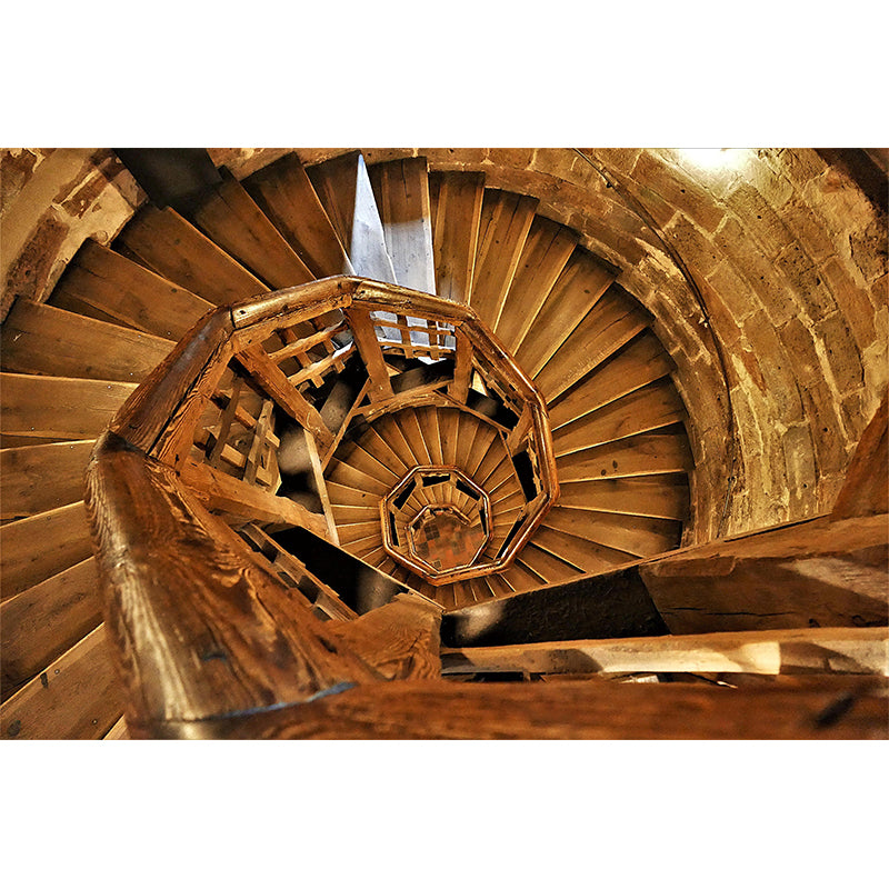 Eco-friendly Spiral Staircase Mural Decal Wallpaper Wall Mural for Home