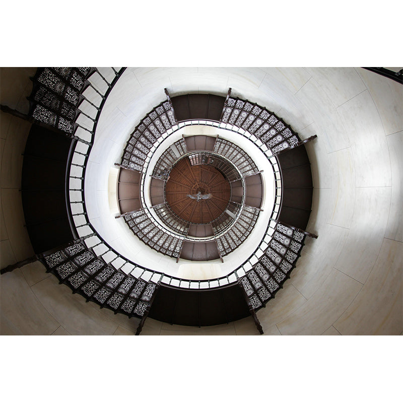 Spiral Staircase Wall Mural Decorative Eco-friendly Mural Wallpaper for Living Room