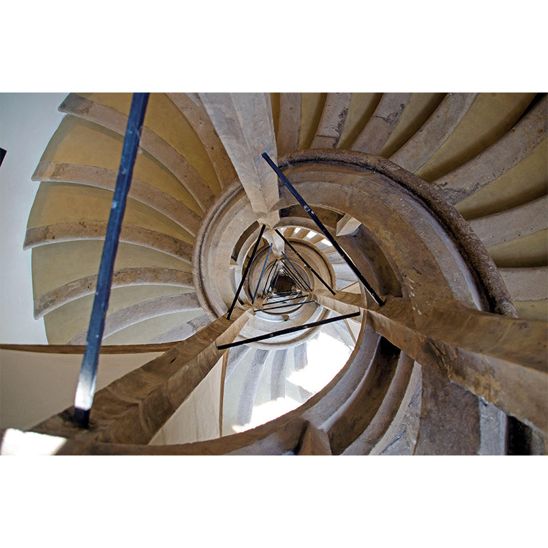 Spiral Staircase Mural Wallpaper Custom-Made Wall Covering for Meeting Room