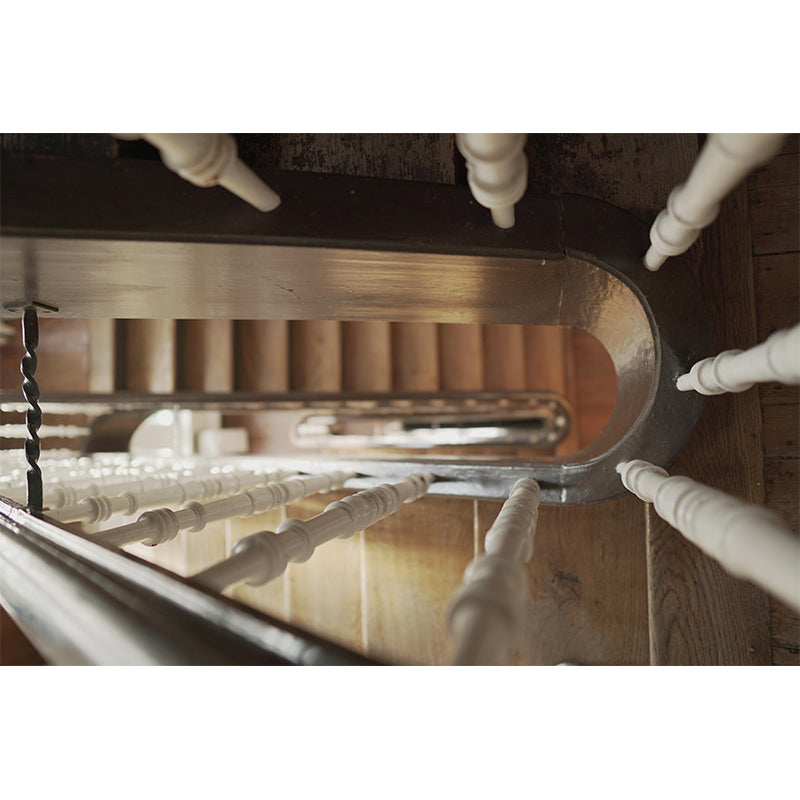 Customized Spiral Staircase Mural Wallpaper Mildew Resistant Wall Decor for Meeting Room