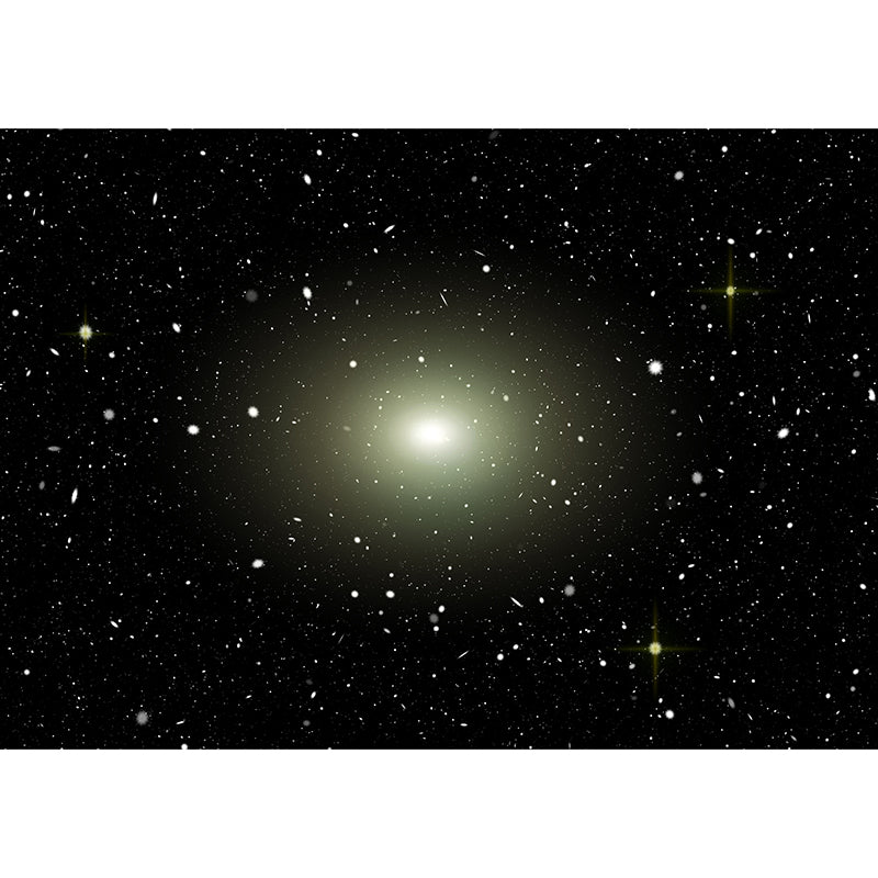 Outer Space Mural Wallpaper Creative Wall Covering for Kids Nursery Bedroom