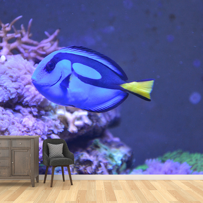 Sea Creatures Wall Murals Water Resistant Contemporary Wall Art for Bedroom