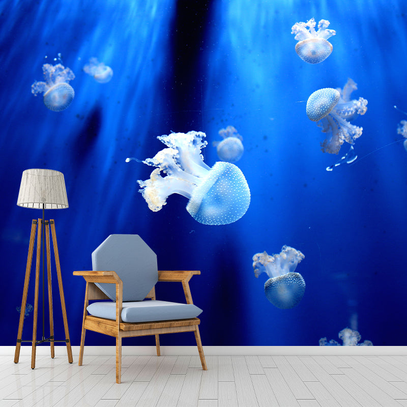 Sea Creatures Wall Murals Water Resistant Contemporary Wall Art for Bedroom