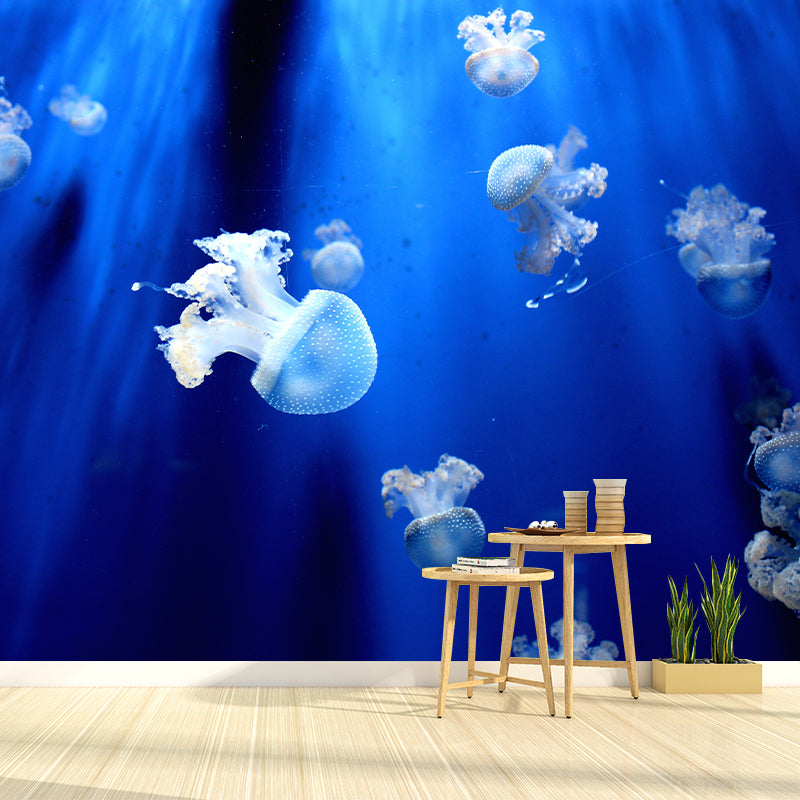 Sea Creatures Wall Murals Water Resistant Contemporary Wall Art for Bedroom