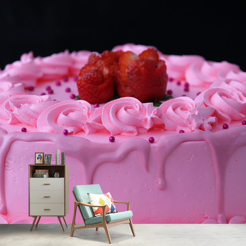 Sweet Cake Wall Decor Mural for Cake Shop Moisture Resistant, Personalised Size
