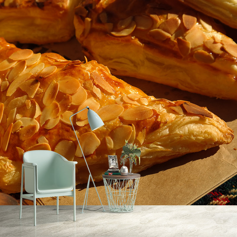 Motif mural de dessert contemporain, couleur douce, résistant à la moisissure, pour la décoration professionnelle