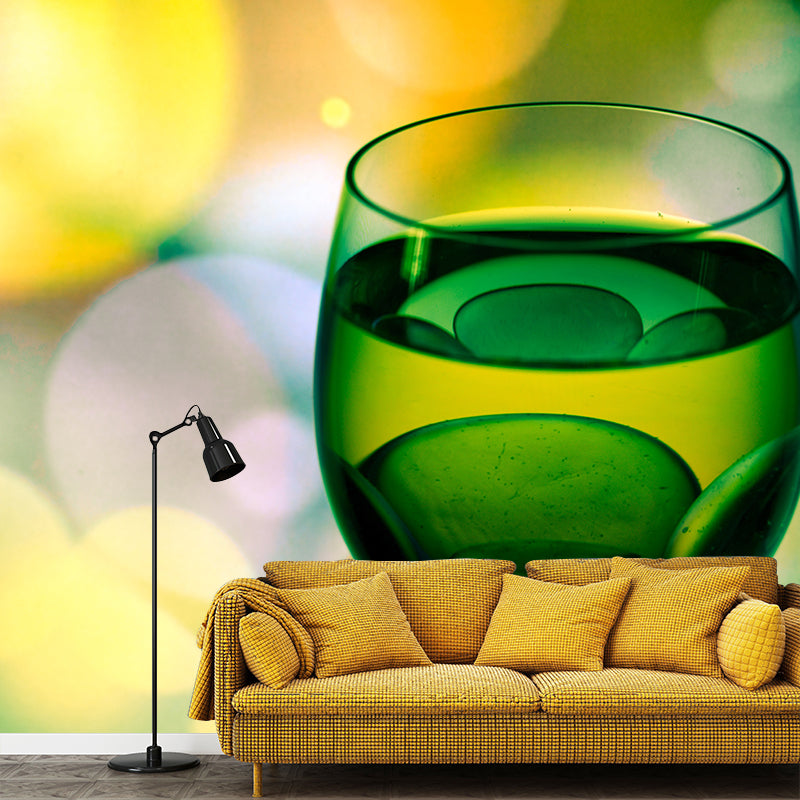 Photography Wine Mural Decal Stain Resistant Bar Shop Wall Covering, Personalised Size