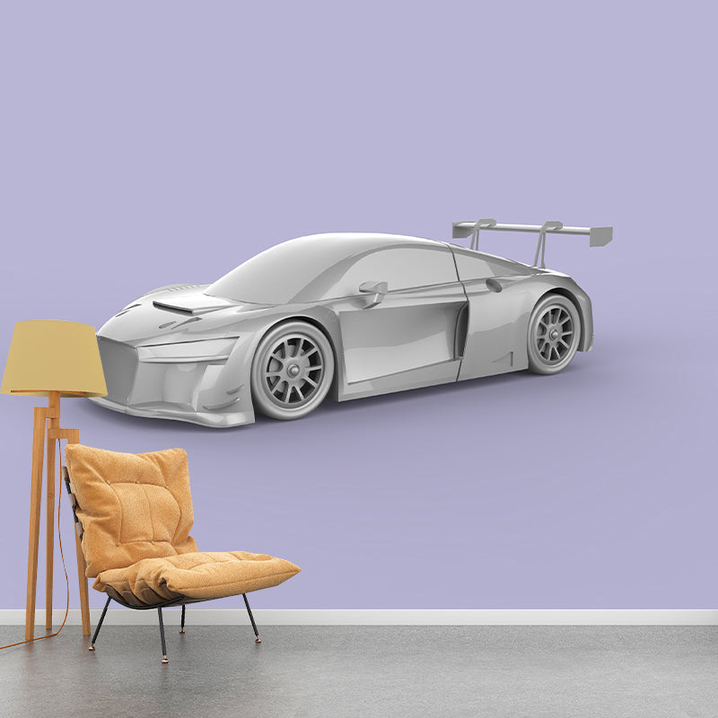 Car Transportation Contemporary Mural Decal Sitting Room Moisture Resistant Wall Decor