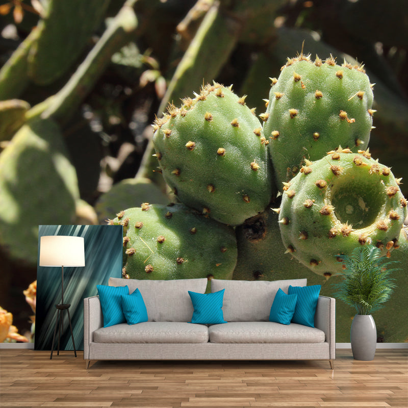 Cactus Mural Wallpaper for Living Room Bedroom Wall Decor, Waterproofing