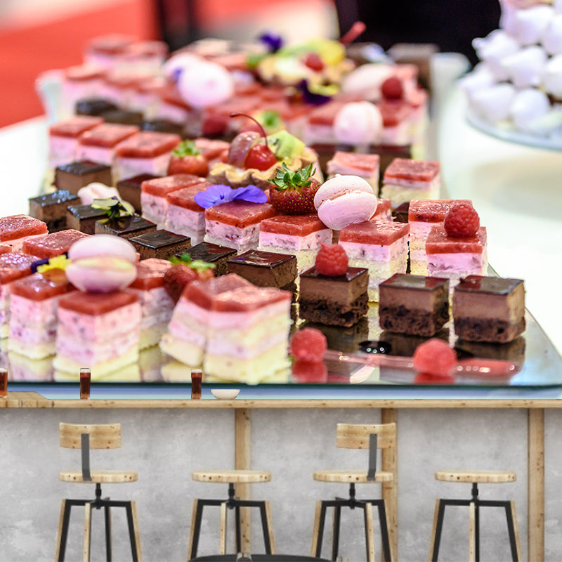 Contemporary Style Cake Wall Decor Mural Moisture Resistant for Cake Shop