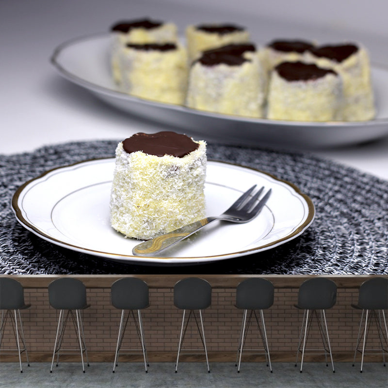 Contemporary Style Cake Wall Decor Mural Moisture Resistant for Cake Shop